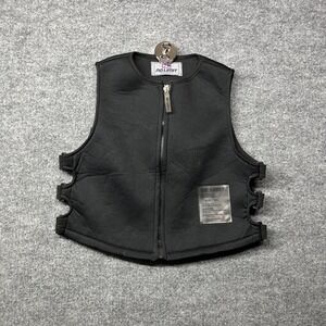 No Limit Soldierette Tactical Full Zip Vest Men's Black Adjustable Straps - 2XL